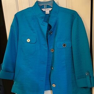 TanJay Teal Utility Jacket